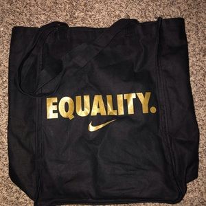 Nike equality tote bag